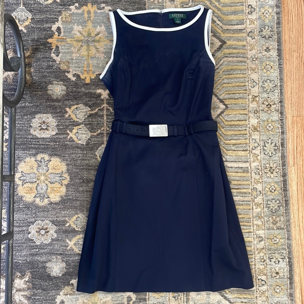 Ralph Lauren navy dress size 8